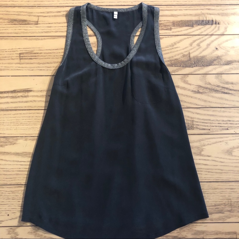 Joie black racerback tank